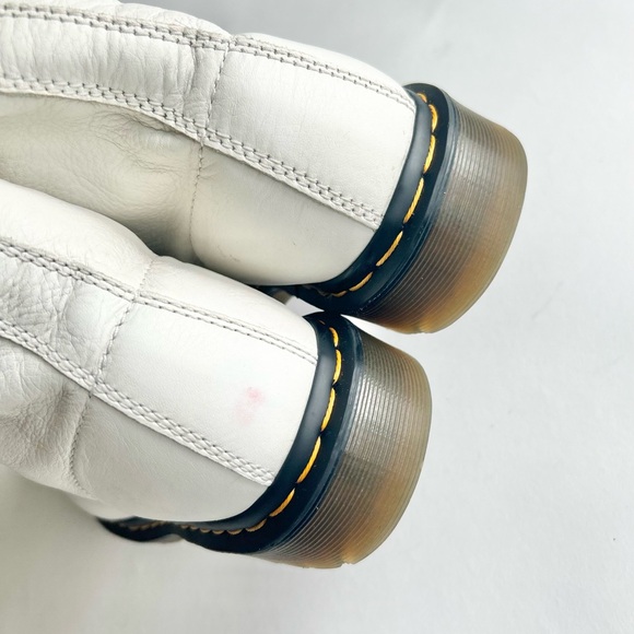 Dr. Martens 1460 Pascal White Genuine Leather Combat Boots size 9 - Picture 15 of 15